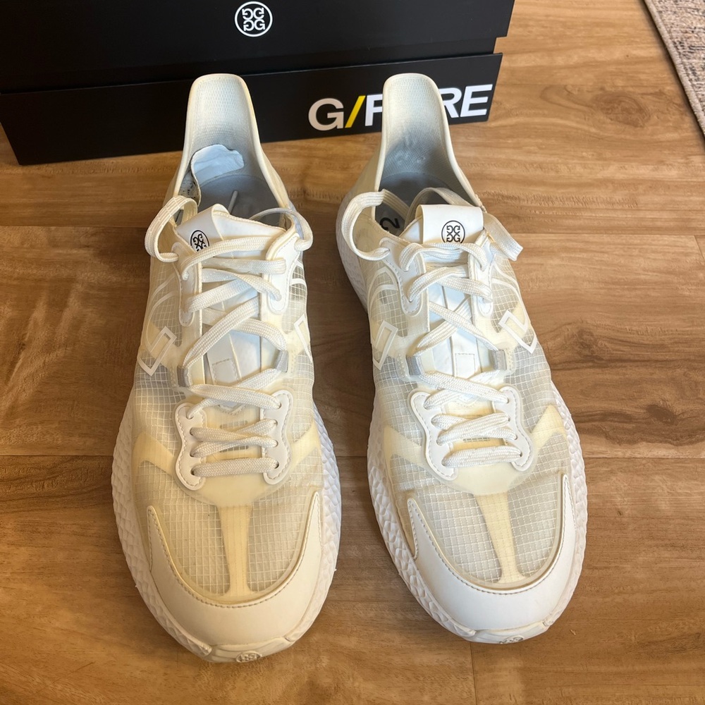 G/FORE Cream White Golf Shoes